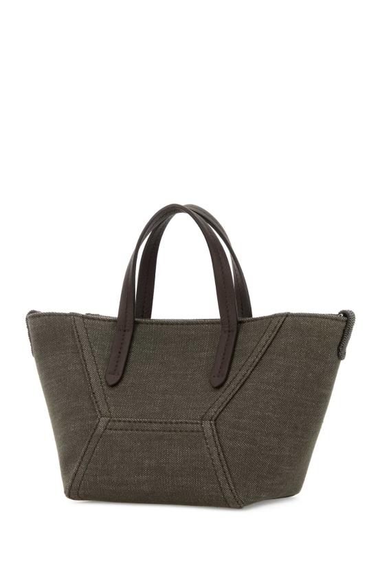 26SS 브루넬로 쿠치넬리 토트백 MB25D2675 C004 Green - BRUNELLO CUCINELLI