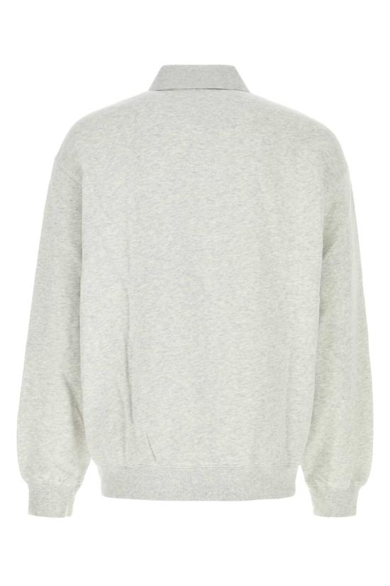 26SS 칼하트 WIP 라벨 폴로 스웨트셔츠 I036349 482XX Grey - CARHARTT WIP