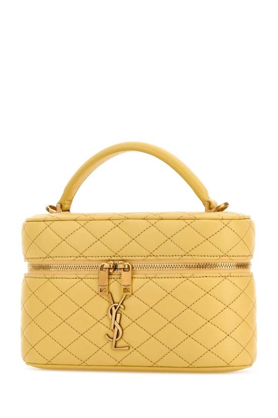 26SS 생로랑 램스킨 가비 베니티 백 7667311EL07 7555 Yellow - SAINT LAURENT