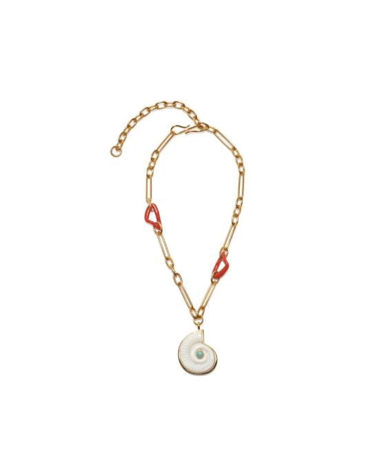  리지 포르투나토 목걸이/팬던트 시레나 쉘 네크리스 화이트