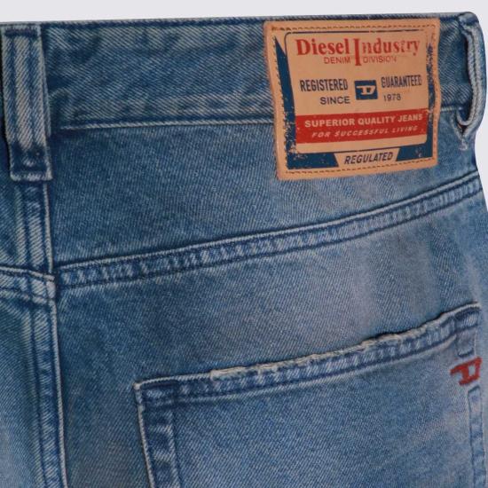  디젤 데님 팬츠 코튼 데님 진 블루 - DIESEL