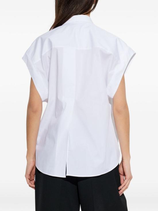  폴 스미스 셔츠 자수 코튼 셔츠 화이트 - PAUL SMITH