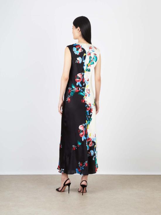  살로니 롱 원피스 올림피아 드레스 사피에르 장식 - SALONI