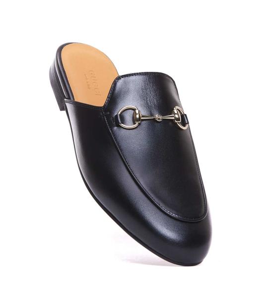  구찌 뮬/슬리퍼 프린스타운 슬리퍼 블랙 - GUCCI