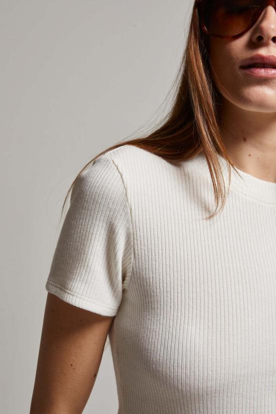  아셀 반팔 티셔츠 애셔 레미 골지 - ASHER