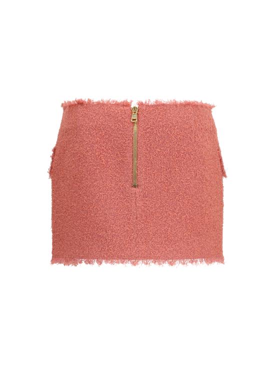 26SS 발망 미디 스커트 GF0LBB50WD60 4HO Pink - BALMAIN