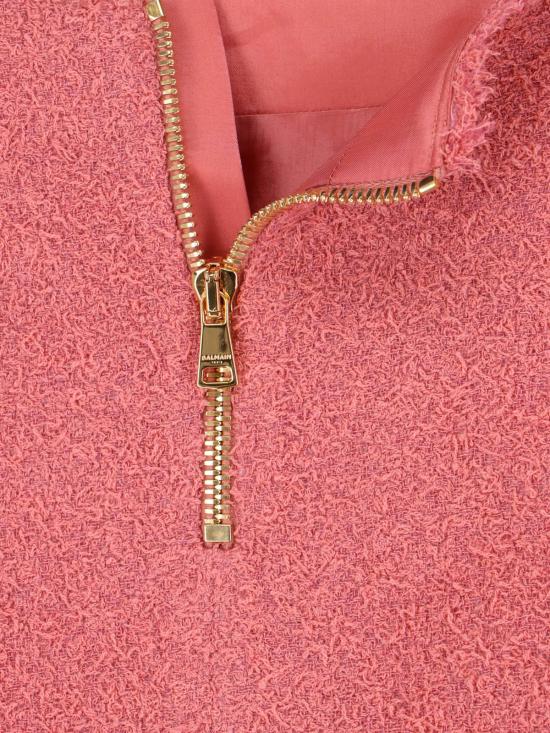 26SS 발망 미디 스커트 GF0LBB50WD60 4HO Pink - BALMAIN