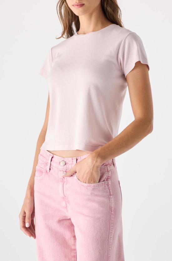  아모 데님 반팔 티셔츠 제이드 티 위스테리아 - AMO DENIM