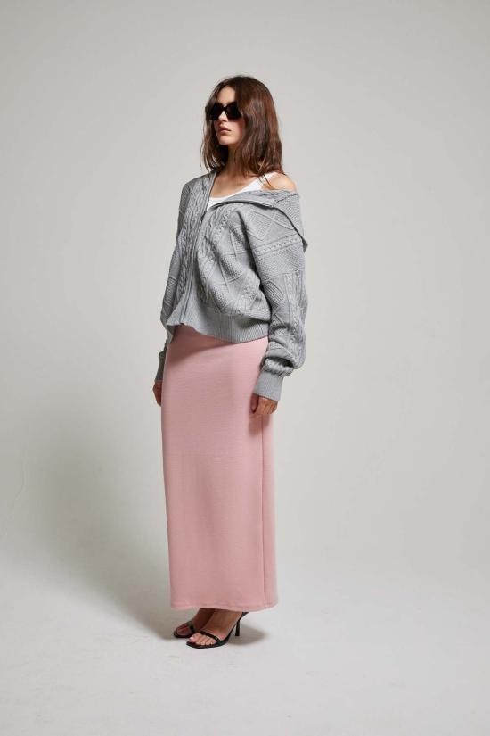  아셀 미디 스커트 애셔 샌디 펜슬 스커트 - ASHER