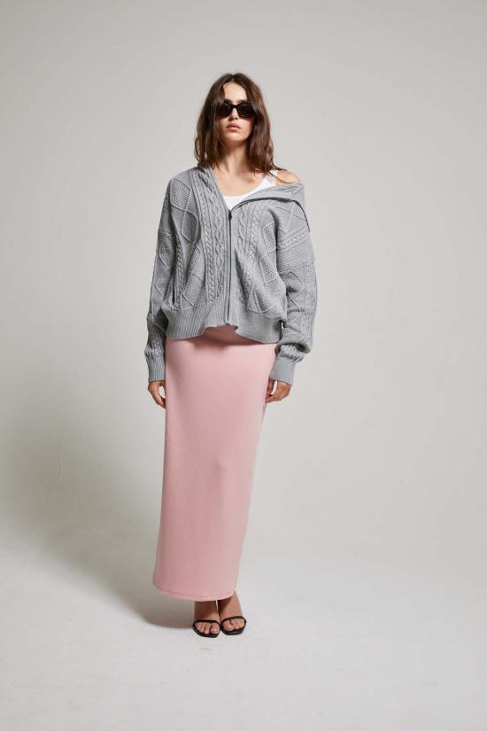  아셀 미디 스커트 애셔 샌디 펜슬 스커트 - ASHER