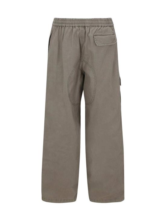  아크네 스튜디오 스트레이트 팬츠 로고 자수 미드웨이스트  콜드 베이지 - ACNE STUDIOS