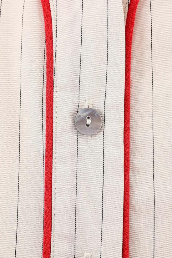  패션 브랜드 컴퍼니 민소매 티셔츠 패션 브랜드 회사 야구 크롭탑 텐셀 스트라이프 - FASHION BRAND COMPANY