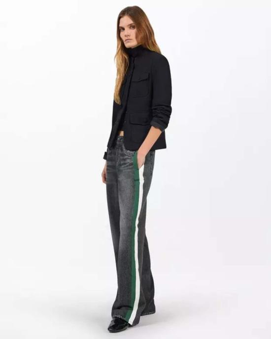  랙앤본 스트레이트 팬츠 Rag & Bone RB Miramar 스포츠 스트라이프 트랙 팬츠