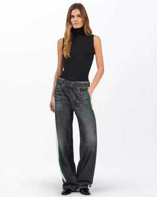  랙앤본 스트레이트 팬츠 Rag & Bone RB Miramar 스포츠 스트라이프 트랙 팬츠 - RAG & BONE