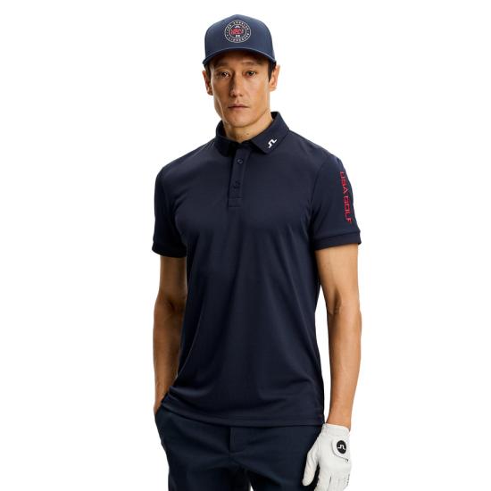 26SS 제이린드버그 폴로 티셔츠 GMJT156926855 JL NAVY DOM