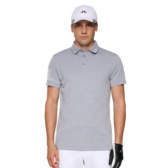 26SS 제이린드버그 폴로 티셔츠 GMJT15700U241 MEDIUM GREY MELANGE DOM