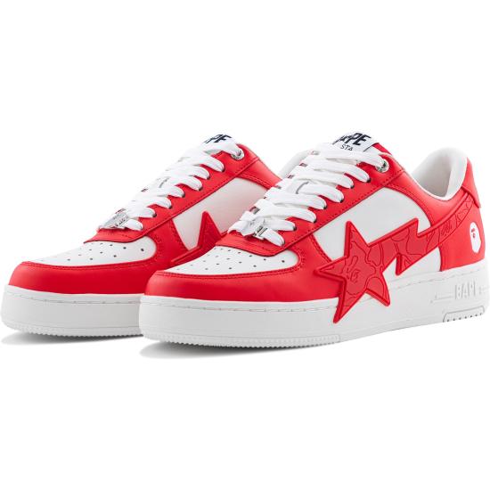  베이프 스니커즈 001FWL801307MRED DOM - BAPE
