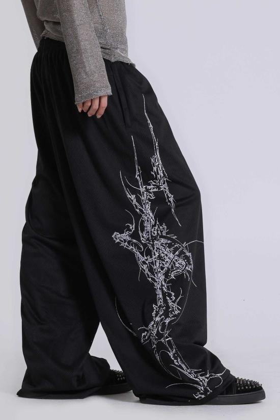 26SS 제이디드 런던 트레이닝/조거 팬츠 JALU261CRSP044BK BLACK DOM - JADED LONDON