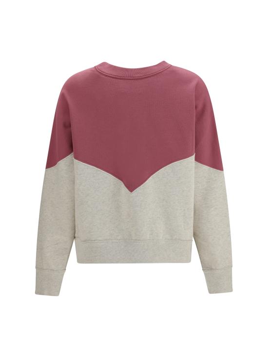 26SS 이자벨마랑에뚜왈 휴스턴 투톤 마랑 스웨트셔츠 SW0006FAA1M08E MTEC PINK - ISABEL MARANT ETOILE