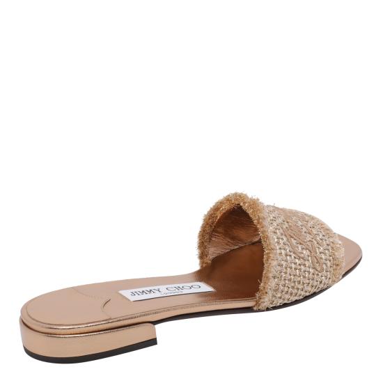 26SS 지미추 샌들 JOA FLAT GUBGOLD DARK CAPPUCCINO Brown - JIMMY CHOO