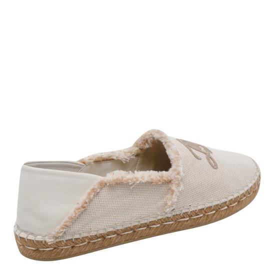 26SS 지미추 로퍼 AVI FLAT EIKALMOND MIX CAPPUCCINO White - JIMMY CHOO