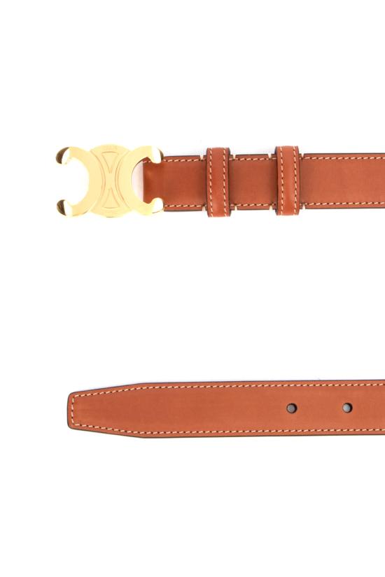 26SS 셀린느 내츄럴 카프스킨 미디움 트리옹프 벨트 45AK93A78 04LU - CELINE