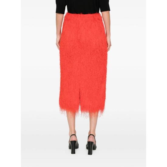 26SS 드리스 반 노튼 미디 스커트 3038 010860 352 RED - DRIES VAN NOTEN