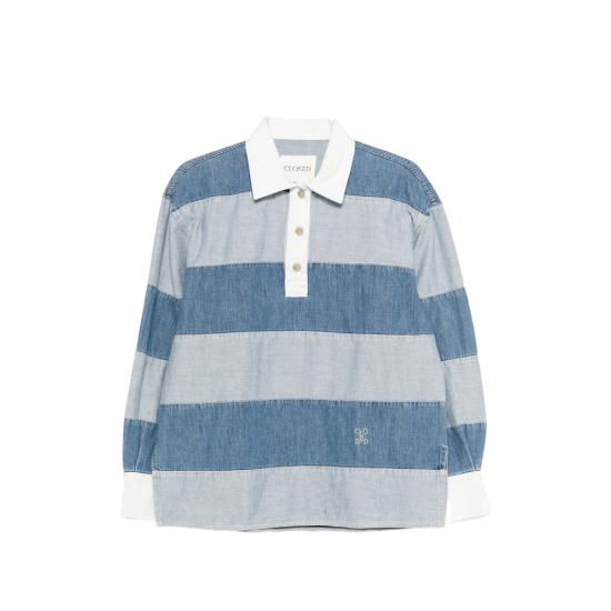 26SS 클로즈드 폴로 티셔츠 C94350 16F 3E LBL BLUE