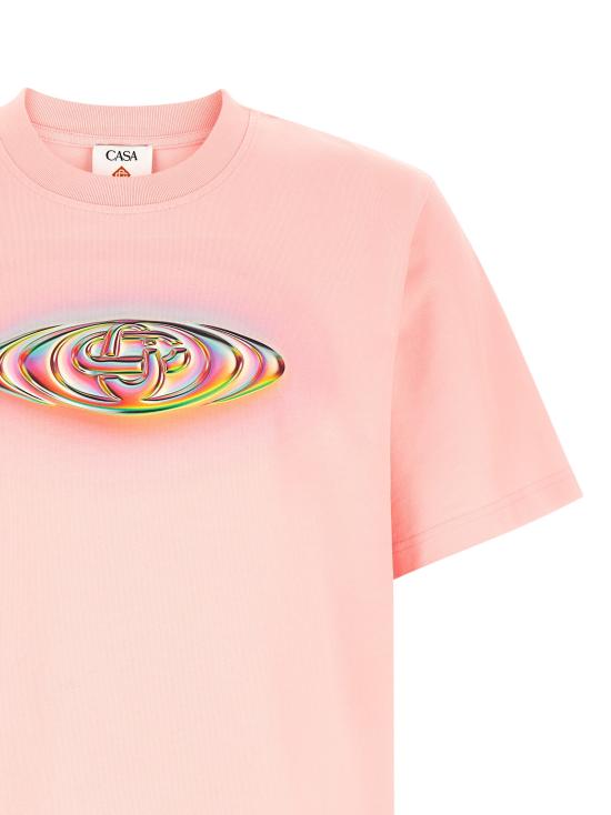 26SS 카사블랑카 탑 MSP26JTS00103 Pink - CASABLANCA