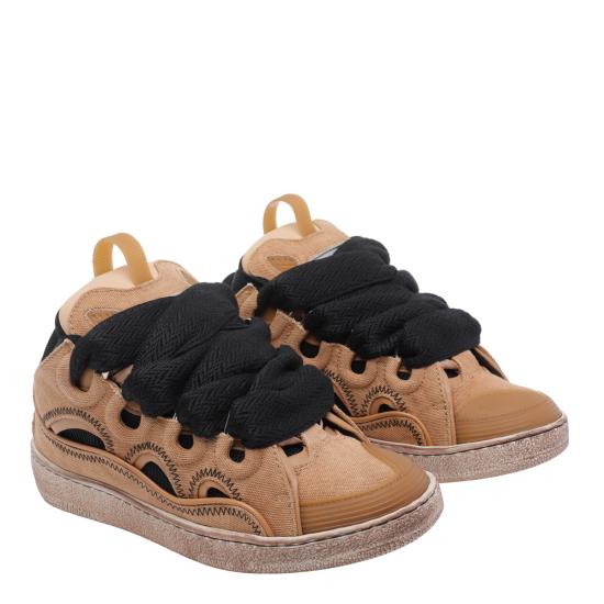 26SS 랑방 스니커즈 SKDK12 CANV66S3 Beige - LANVIN