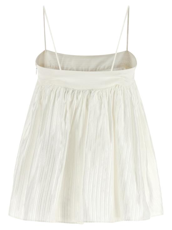 26SS 로테이트 바이 크리스텐슨 민소매 티셔츠 115664400400 White - ROTATE BY BIRGERCHRISTENSEN