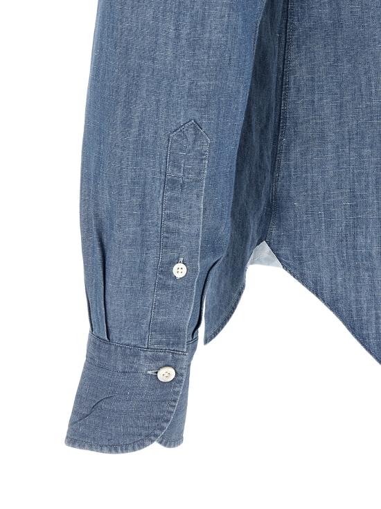 26SS 피나모레 긴팔 셔츠 C0724D04 Blue - FINAMORE