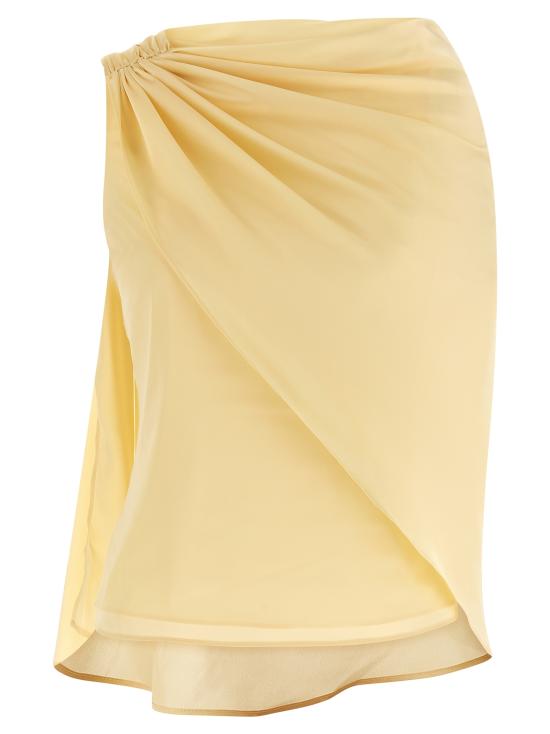 26SS 로테이트 바이 크리스텐슨 미디 스커트 11555413661366 Yellow