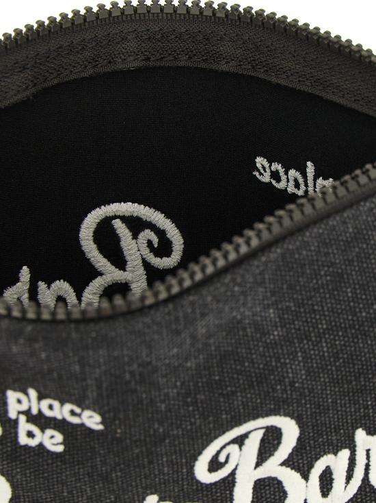 26SS 세인트바쓰 클러치/파우치 ALINECANVAS00EMB Black - MC2 SAINT BARTH