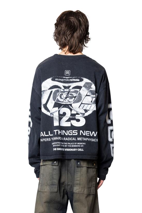 26SS 리빙톤 르아 레비스 123 셔츠 MTL1 LS05 VBLK - RIVINGTON ROI REBIS 123