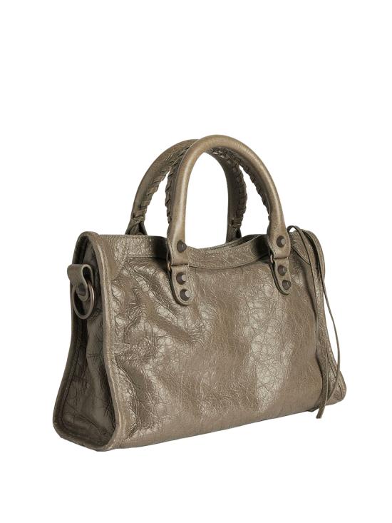 26SS 발렌시아가 르 시티 스몰 백 볼케닉 락 811442 2ABEK 3258 ARMY GREEN - BALENCIAGA