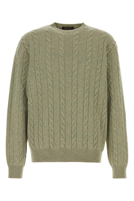 26SS 로로피아나 니트웨어 FAQ4517 51HN SEAFOM GREEN MEL