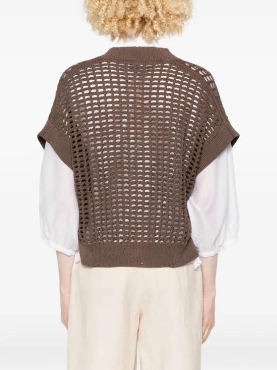 26SS 페세리코 가디건 A99075F07 09110151 Brown - PESERICO