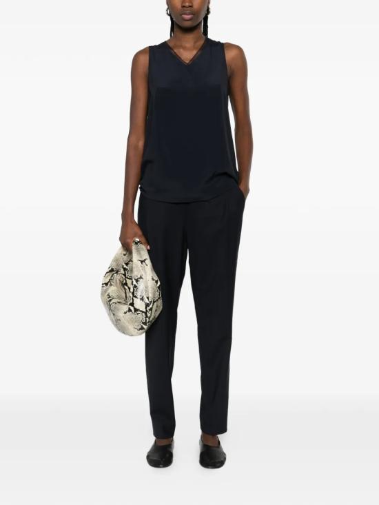 26SS 파비아나 필리피 크레이프 드 신 탱크탑 TPD266F295 L7755146 Blue - FABIANA FILIPPI
