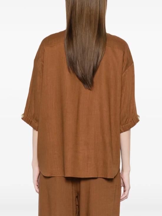 26SS 에르노 셔츠 CM000046D 126892240 Brown - HERNO