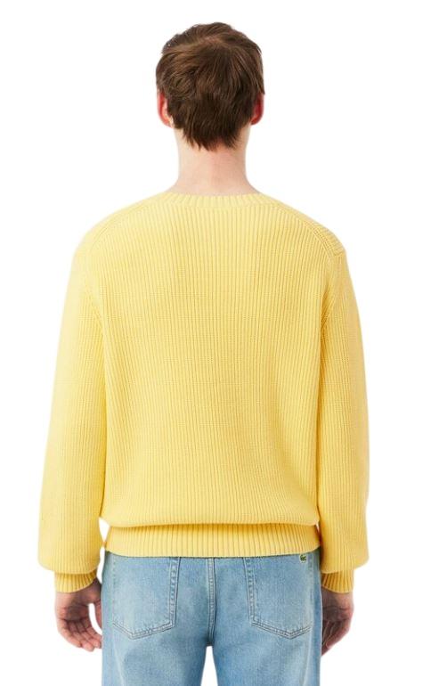 26SS 라코스테 긴팔 티셔츠 AH0616 107 GIALLO YELLOW - LACOSTE