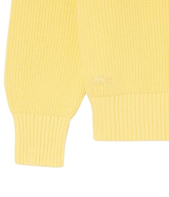 26SS 라코스테 긴팔 티셔츠 AH0616 107 GIALLO YELLOW - LACOSTE