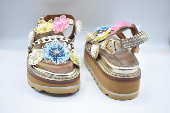 26SS 커트가이거 로퍼 OCTAVIA SLING GOLD GOLDEN - KURT GEIGER