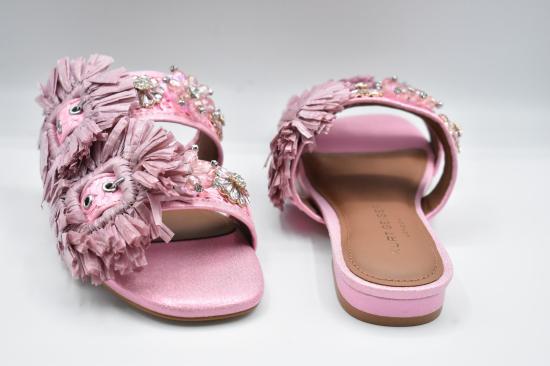 26SS 커트가이거 로퍼 RAFFIA BUCLE FAT PINK - KURT GEIGER
