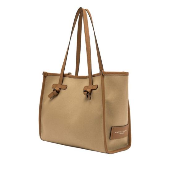 26SS 마르첼라 토트백 BS6849COMMCNVSE 13932 CORDA CUOIO CARAMEL - MARCELLA