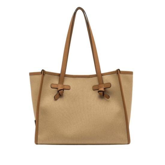 26SS 마르첼라 토트백 BS6849COMMCNVSE 13932 CORDA CUOIO CARAMEL