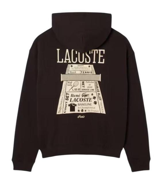 26SS 라코스테 긴팔 티셔츠 SH0518 3LA MARRONE BROWN - LACOSTE