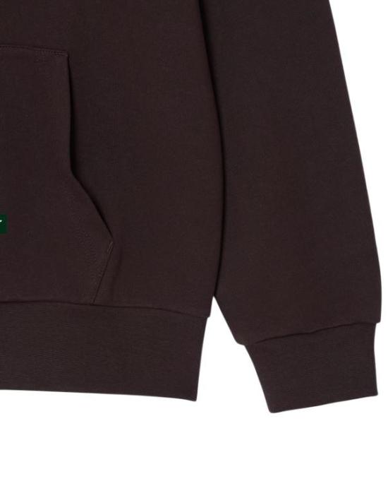 26SS 라코스테 긴팔 티셔츠 SH9809 3LA MARRONE BROWN - LACOSTE