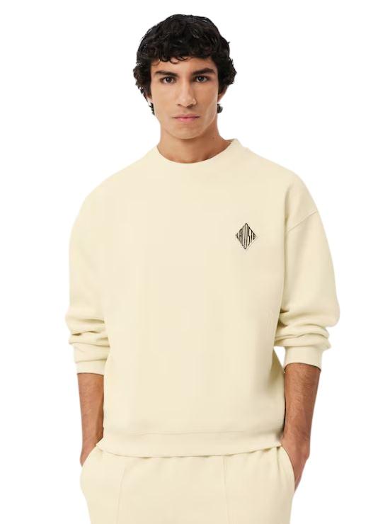 26SS 라코스테 긴팔 티셔츠 SH0035 S7G PANNA CREAM - LACOSTE