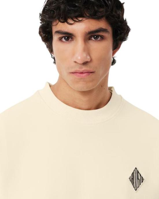 26SS 라코스테 긴팔 티셔츠 SH0035 S7G PANNA CREAM - LACOSTE